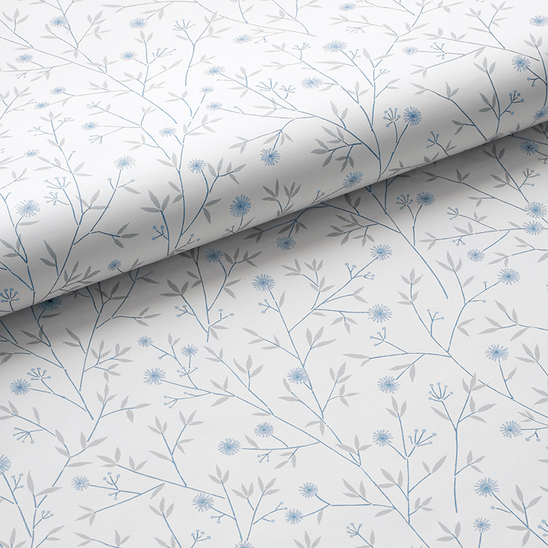 The Company Store Wallpaper Swatch In Blue/white