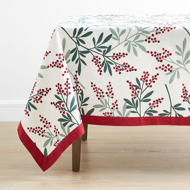 Floral Printed Cotton Tablecloths | The Company Store