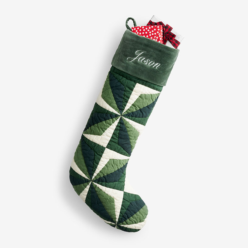 Quilted Holiday Stocking