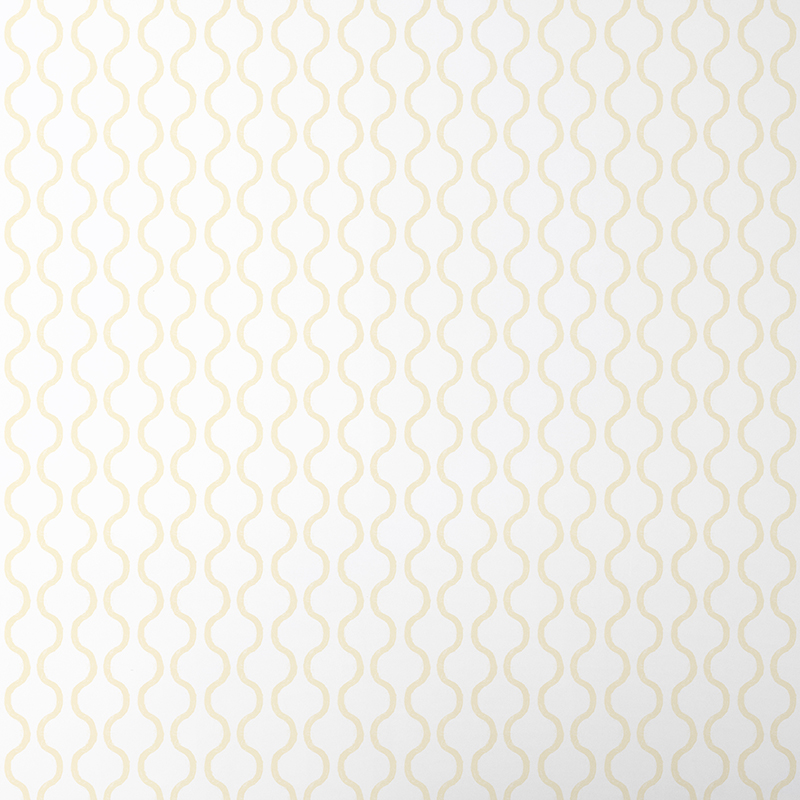 The Company Store Chateau Ogee Wallpaper In Pale Yellow
