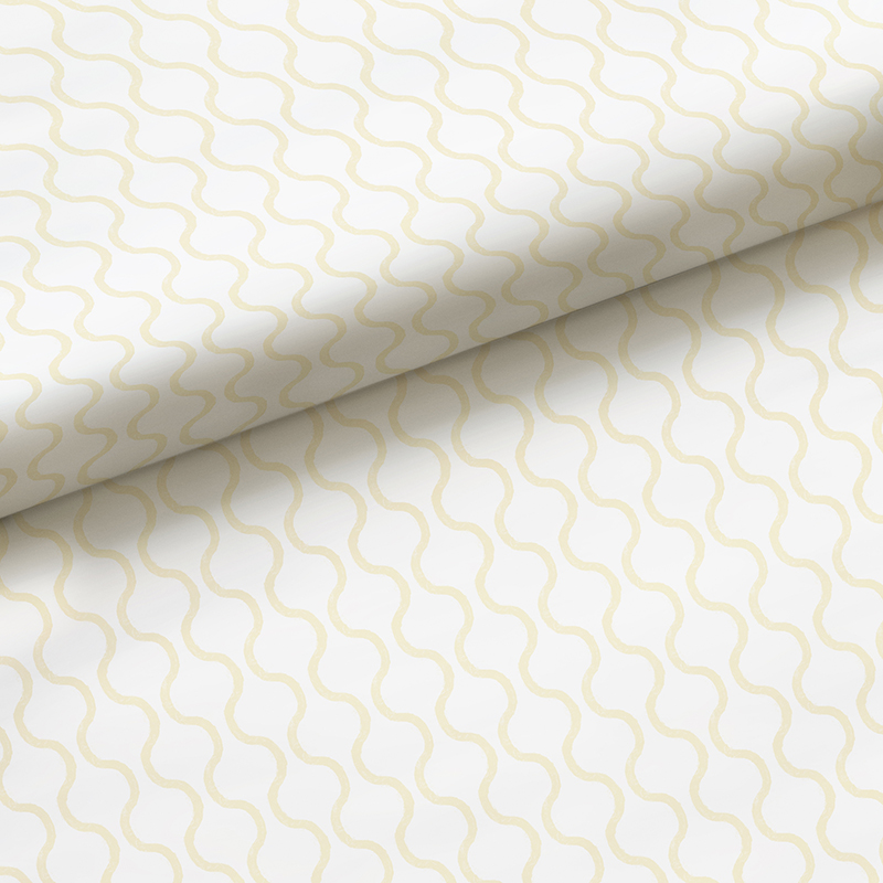 The Company Store Chateau Ogee Wallpaper In Pale Yellow