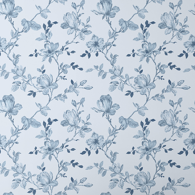 The Company Store Garrett Wallpaper In Blue