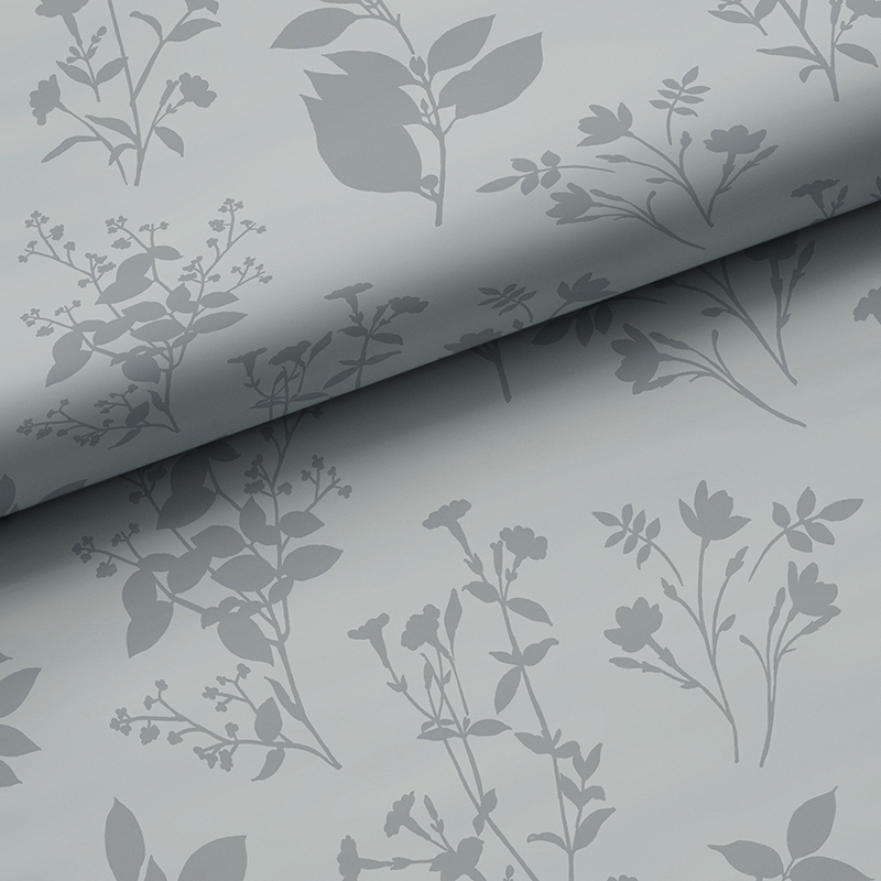The Company Store Cameilla Silhouette Wallpaper In Gray