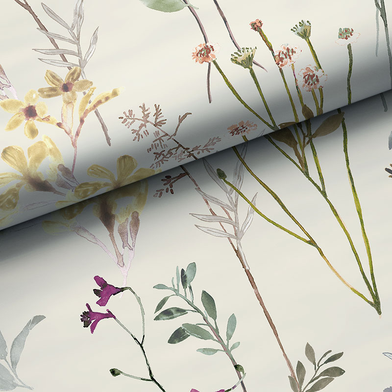 Peyton Floral Print Wallpaper | The Company Store