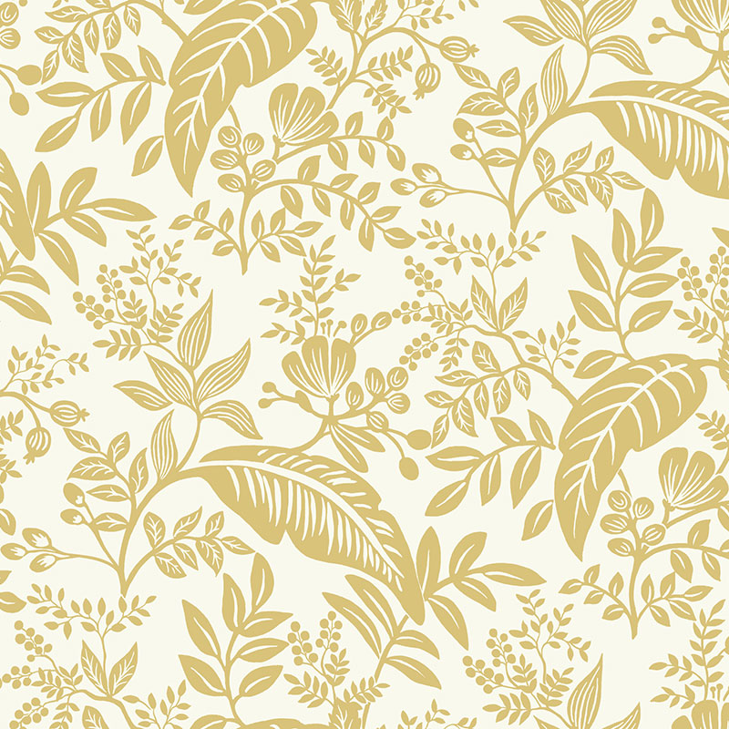 The Company Store Canopy Traditional Wallpaper In Yellow