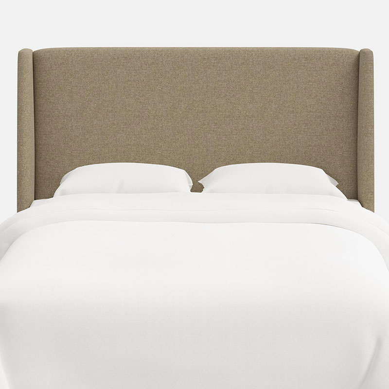 The Company Store Gramercy Linen Headboard In Beige