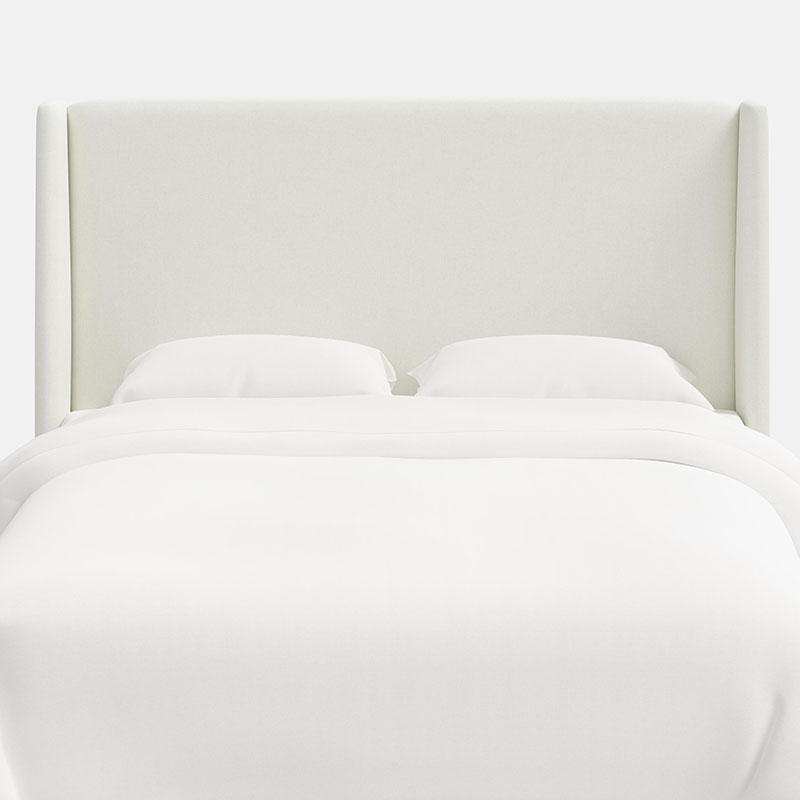 The Company Store Gramercy Linen Headboard In White