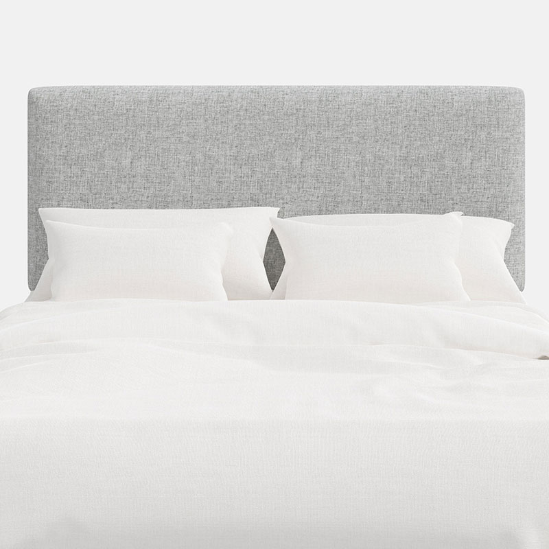 The Company Store Tribeca Linen Headboard In Gray