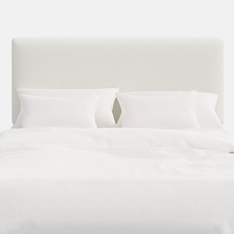 The Company Store Tribeca Linen Headboard In White