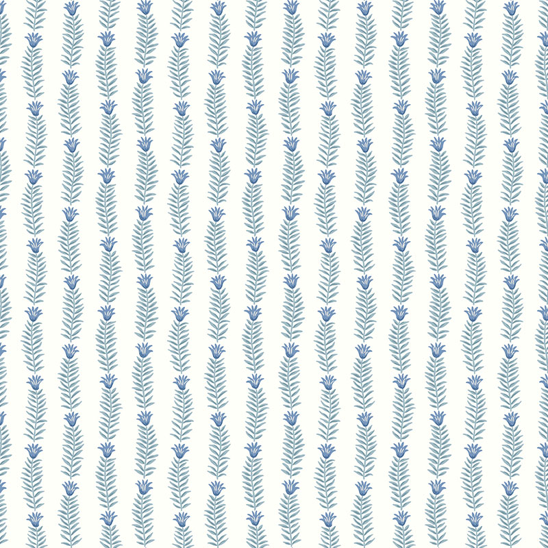The Company Store Eden Traditional Wallpaper In Light Blue
