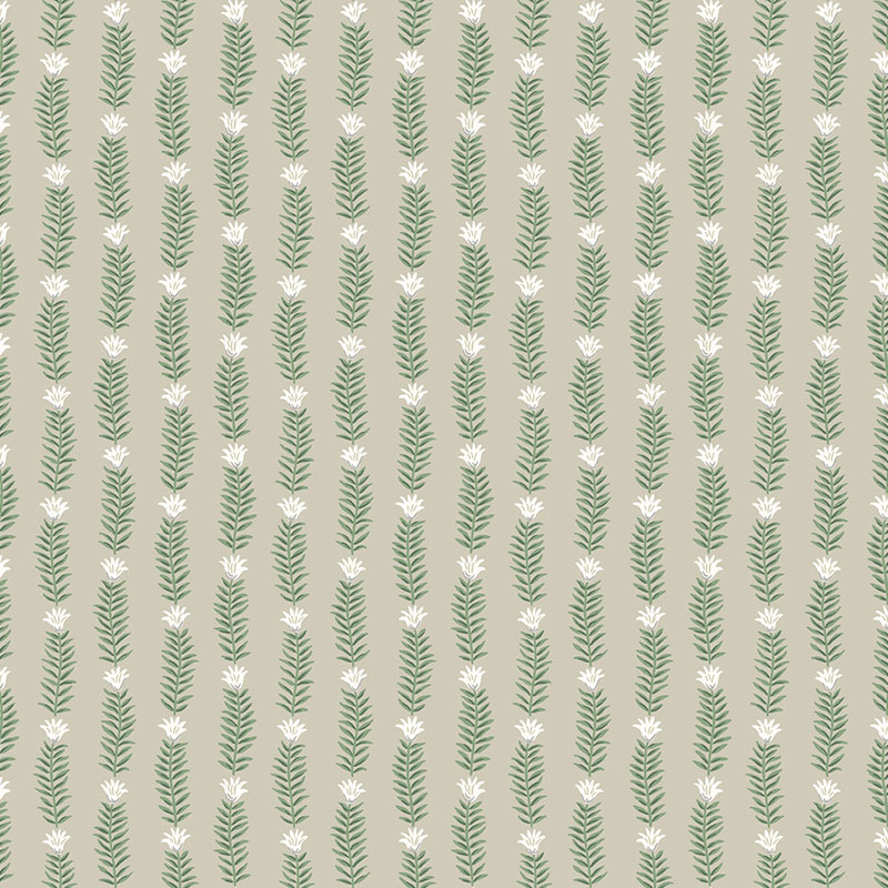 The Company Store Eden Traditional Wallpaper In Ivory