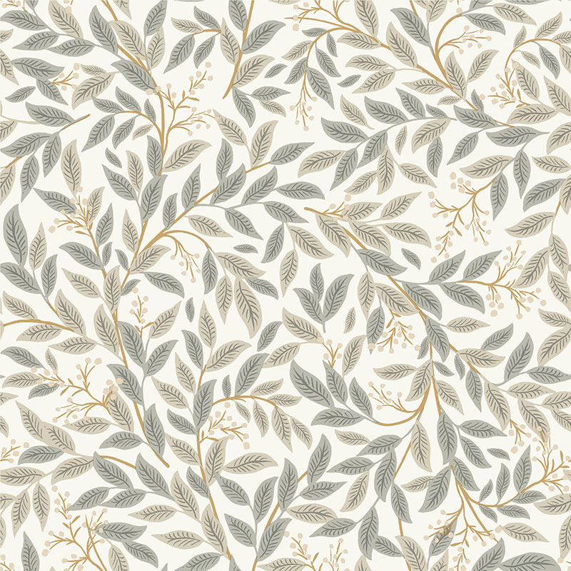 The Company Store Willowberry Traditional Wallpaper In Beige/gray