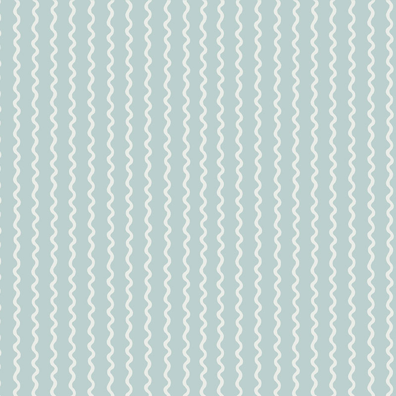 The Company Store Rickrack Traditional Wallpaper In Blue/teal/turquoise