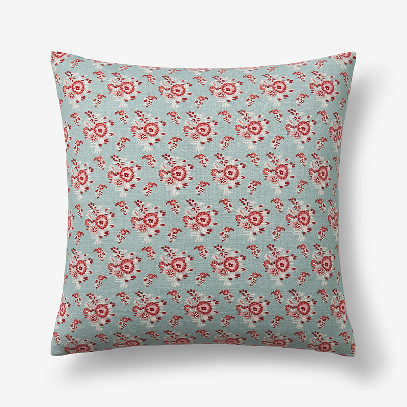 The Company Store Mahika Decorative Square Pillow Cover In Green/red
