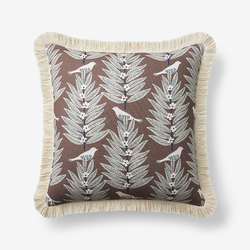 Printed Slub Cotton Decorative Pillow Cover | The Company Store