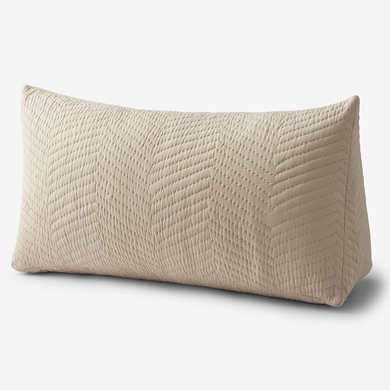 The Company Store Voile Reading Wedge Pillow Cover In Beige