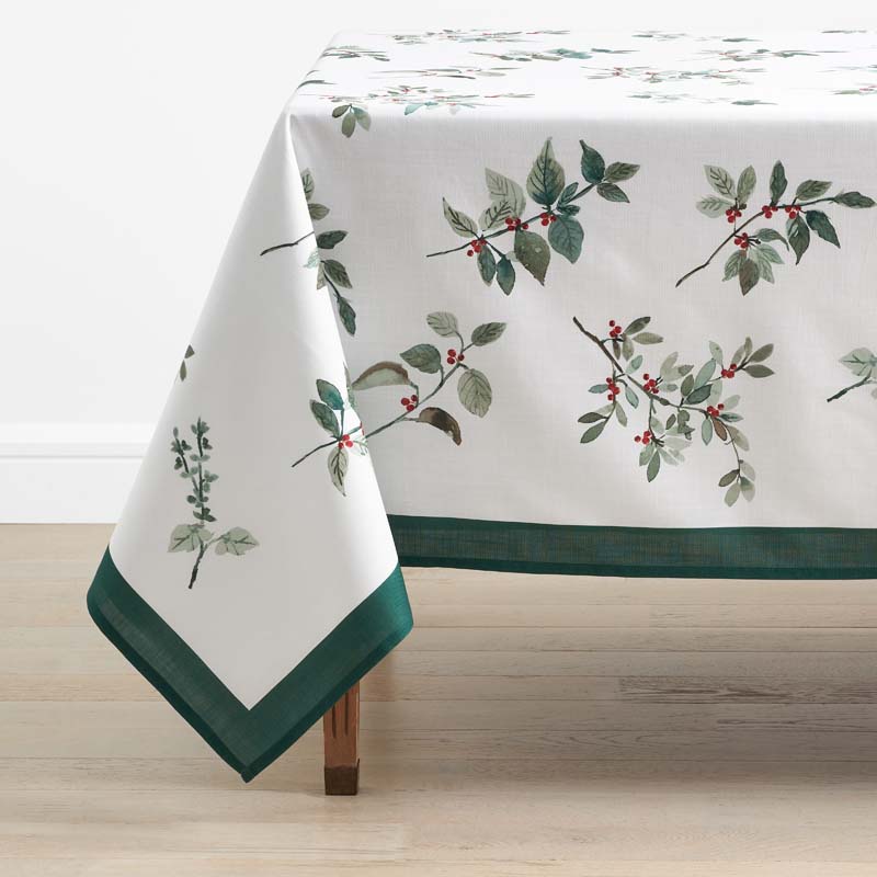 The Company Store Seasonal Printed Tablecloth In Multi