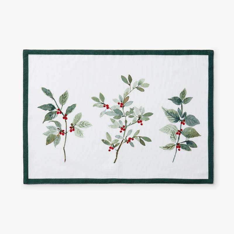 The Company Store Seasonal Printed Placemats, Set Of 4 In Multi