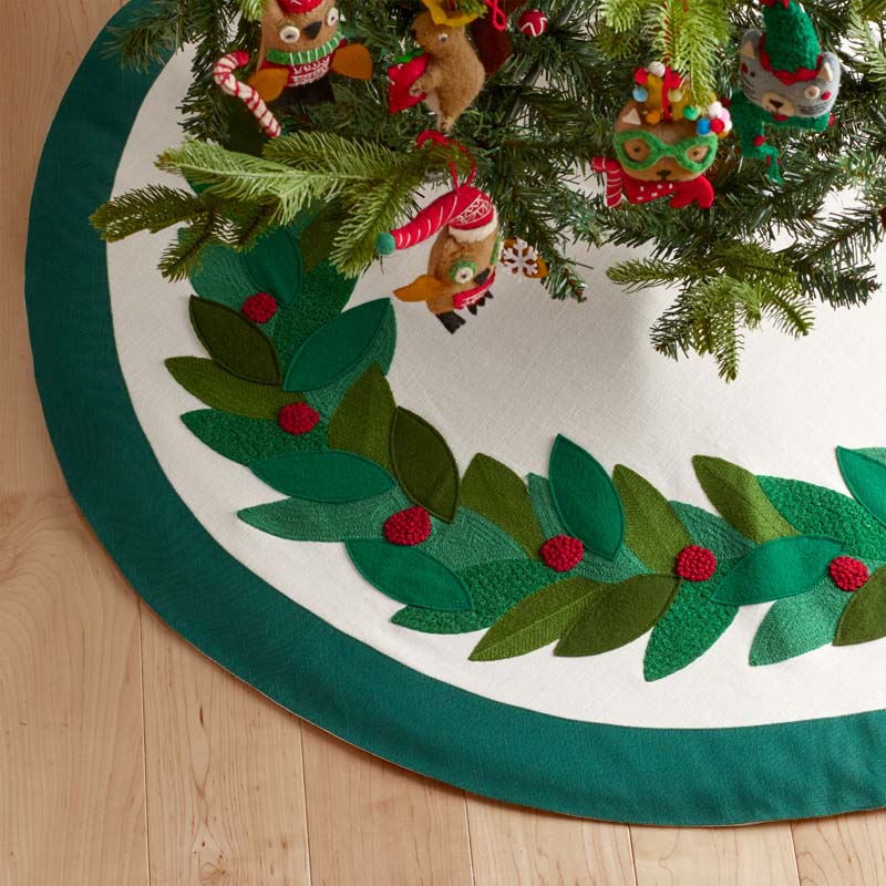 Holiday Felt Tree Skirt