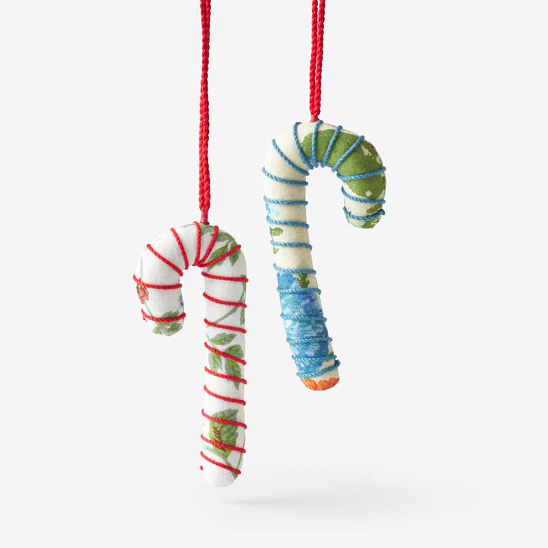 The Company Store Quilted Ornaments, Set Of 2