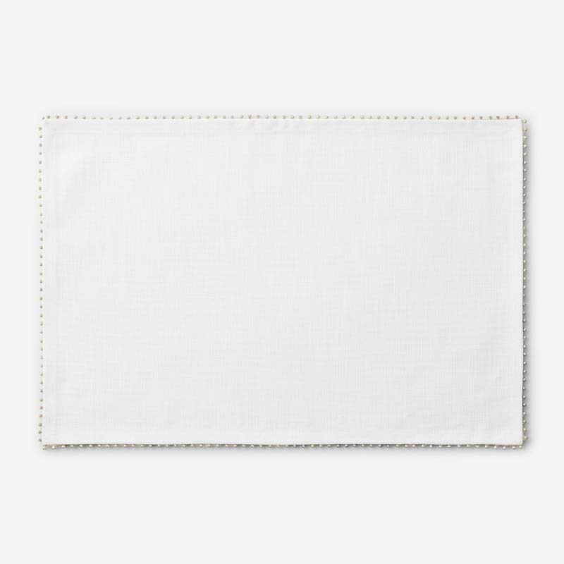 The Company Store Pom Fringe Placemats, Set Of 4 In Multi