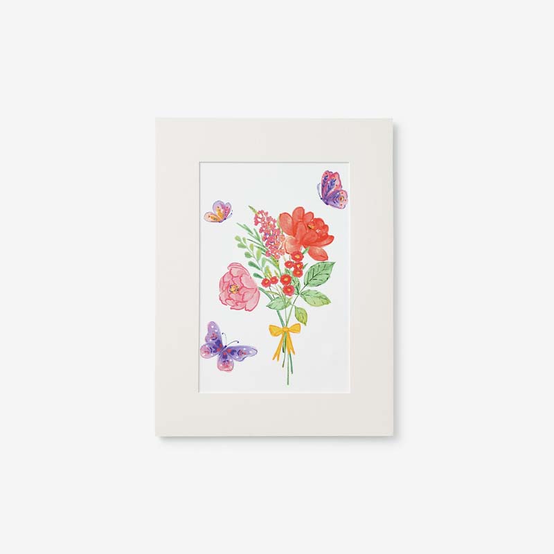 The Company Store Butterflies & Flowers Wall Art