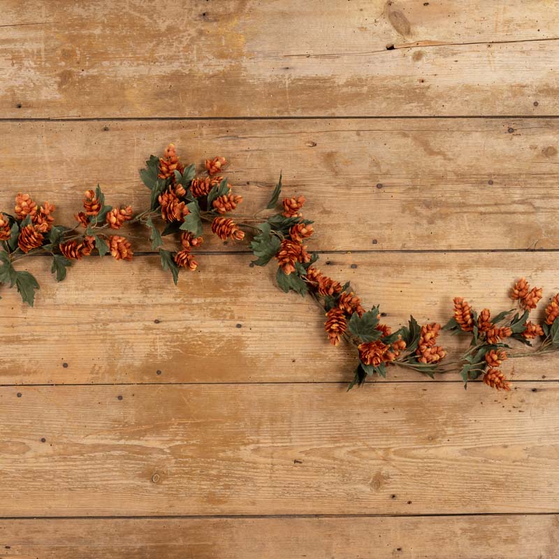 The Company Store Autumn Botanicals Garland In Brown