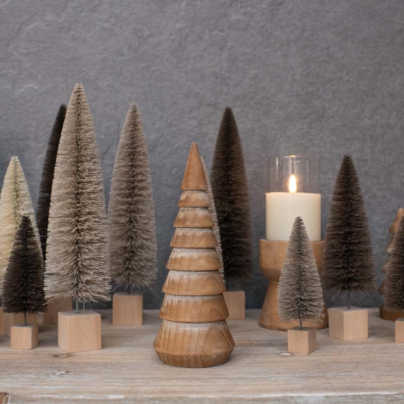 The Company Store Rustic Wood Tree, Brown |