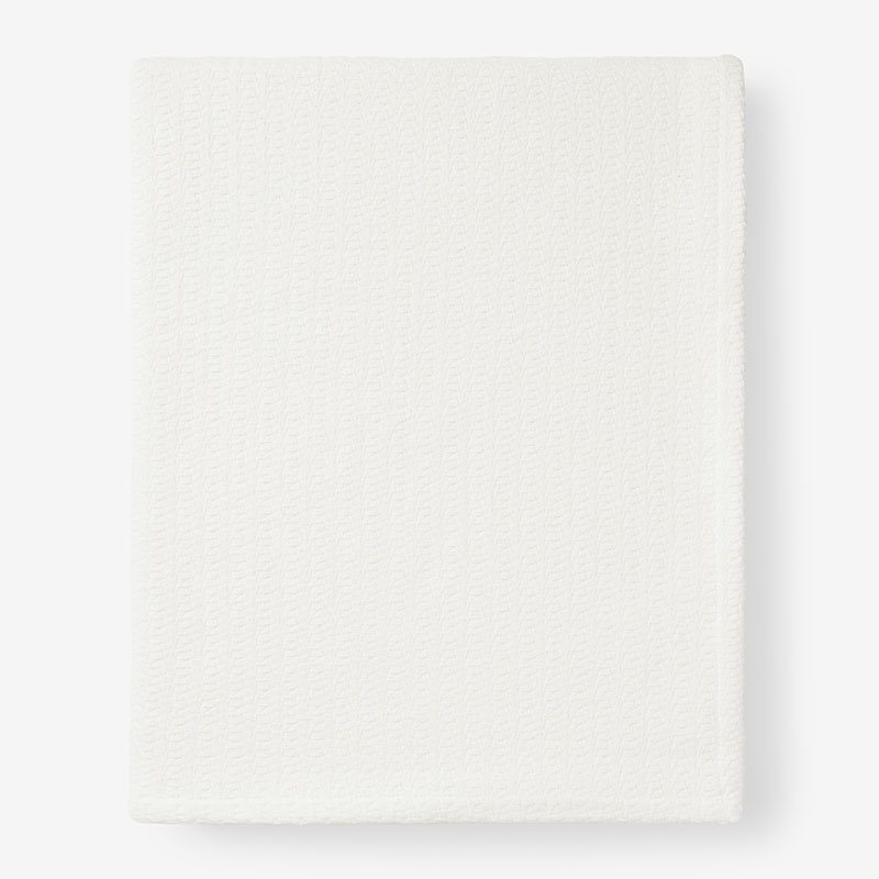 The Company Store Organic Cotton Blanket In Ivory