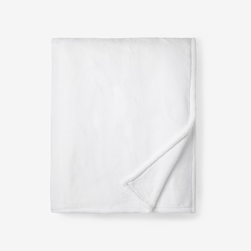 The Company Store Throw Blanket In White