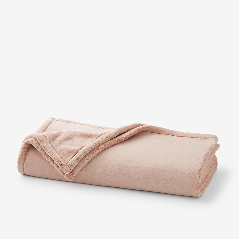 The Company Store Throw Blanket In Pink