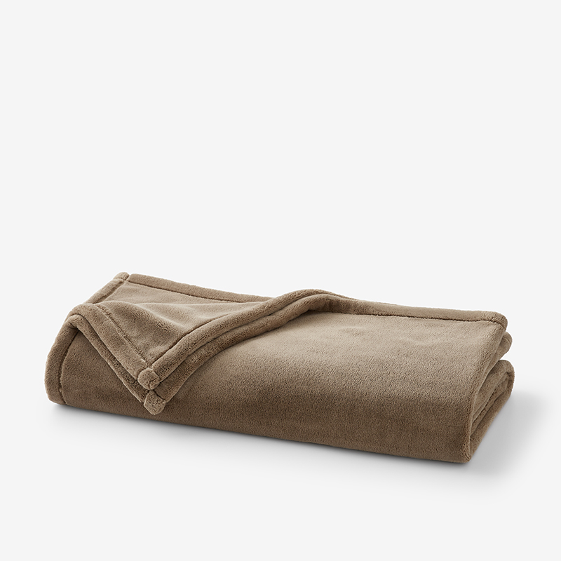 The Company Store Throw Blanket In Brown