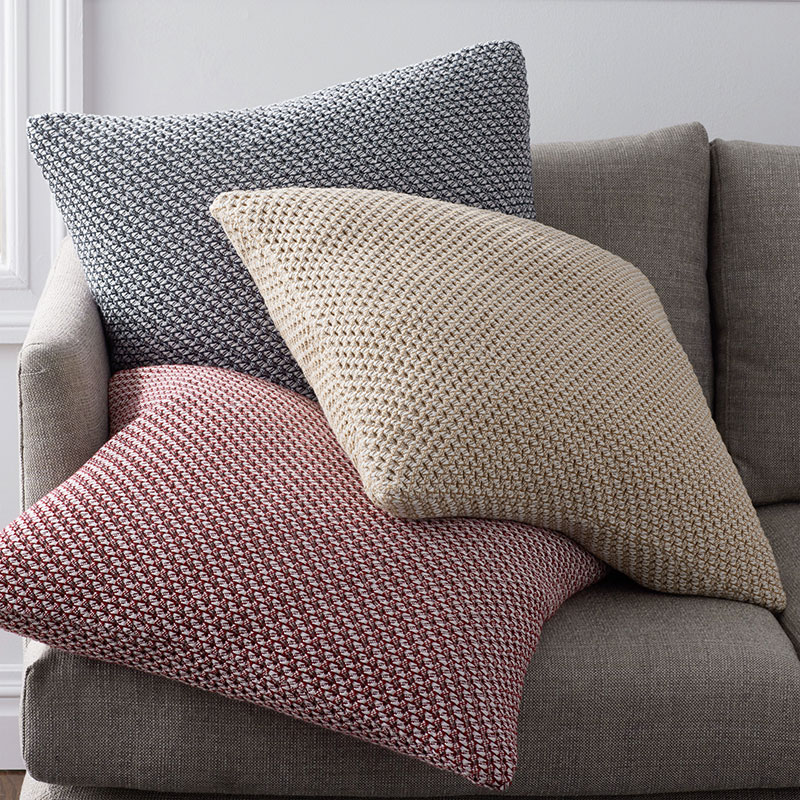 Monsanto Decorative Pillow Cover - Red, 20 in. x 20 in.