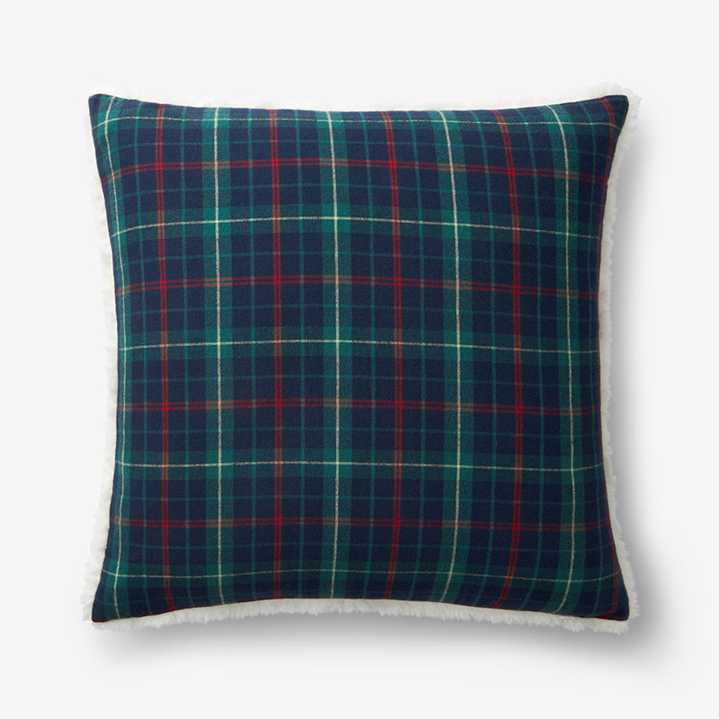 Flannel & Sherpa Decorative Pillow Cover