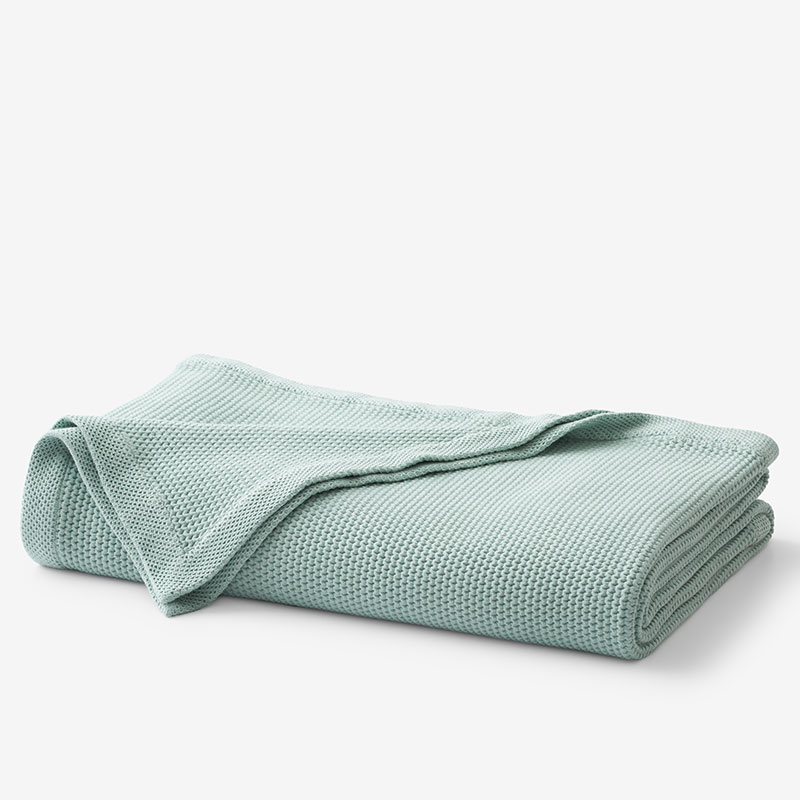 THE COMPANY STORE GARTER STITCH BLANKET