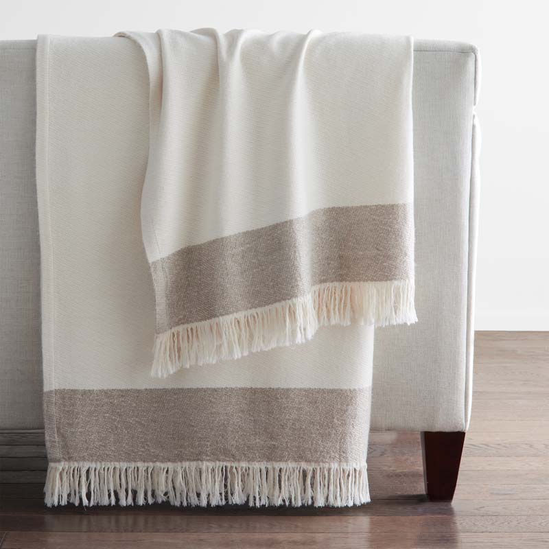 The Company Store Salma Throw Blanket In Sand