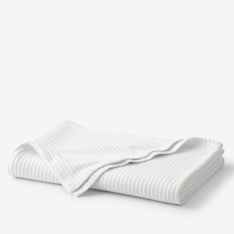 The Company Store Egyptian Cotton Blanket In White