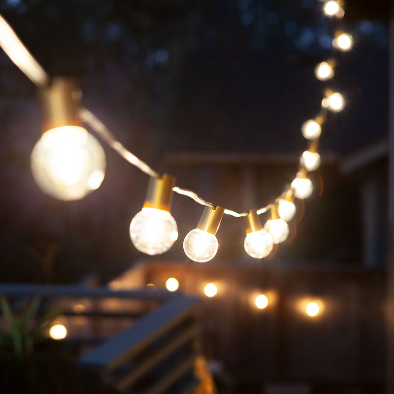 Bistro LED String Lights 25'-TheCompanyStore|61044