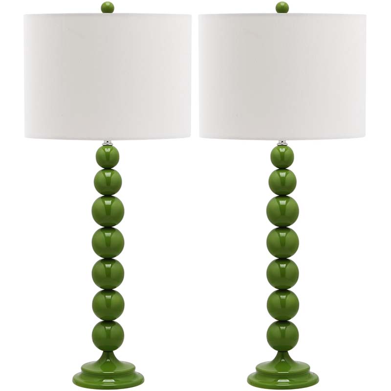The Company Store Beaded Table Lamp, Set Of 2 In Multi