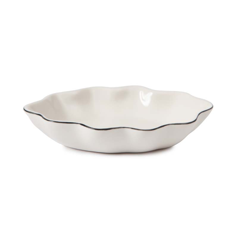 The Company Store Scallop Soap Dish In White