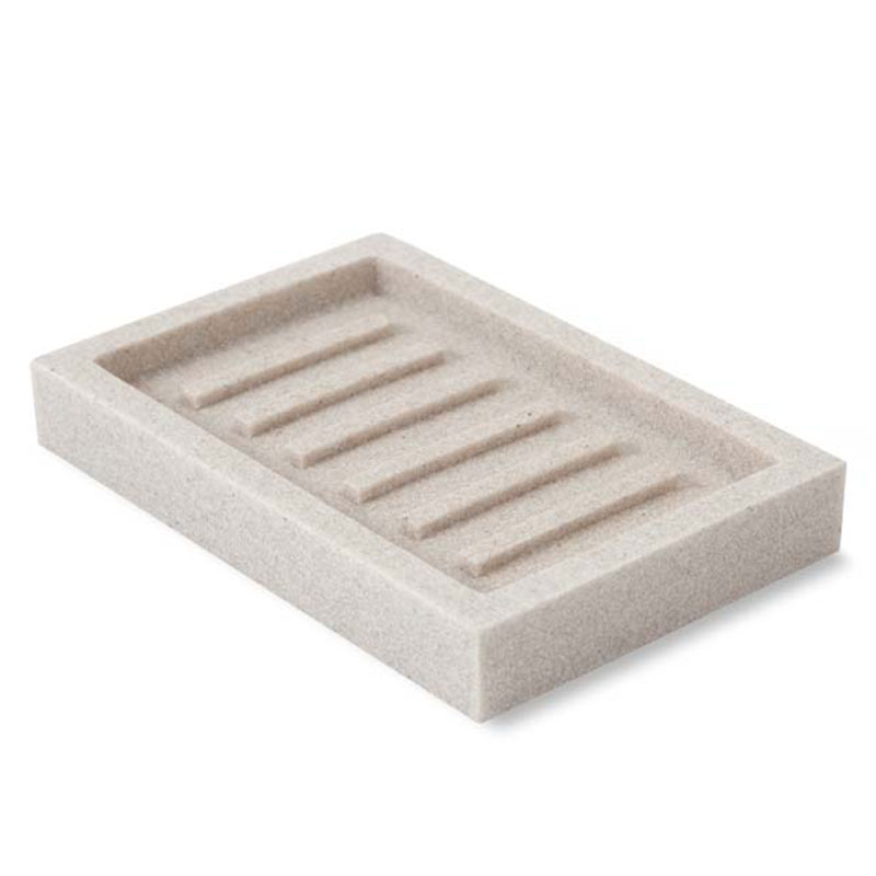 The Company Store Modern Soap Dish In Neutral