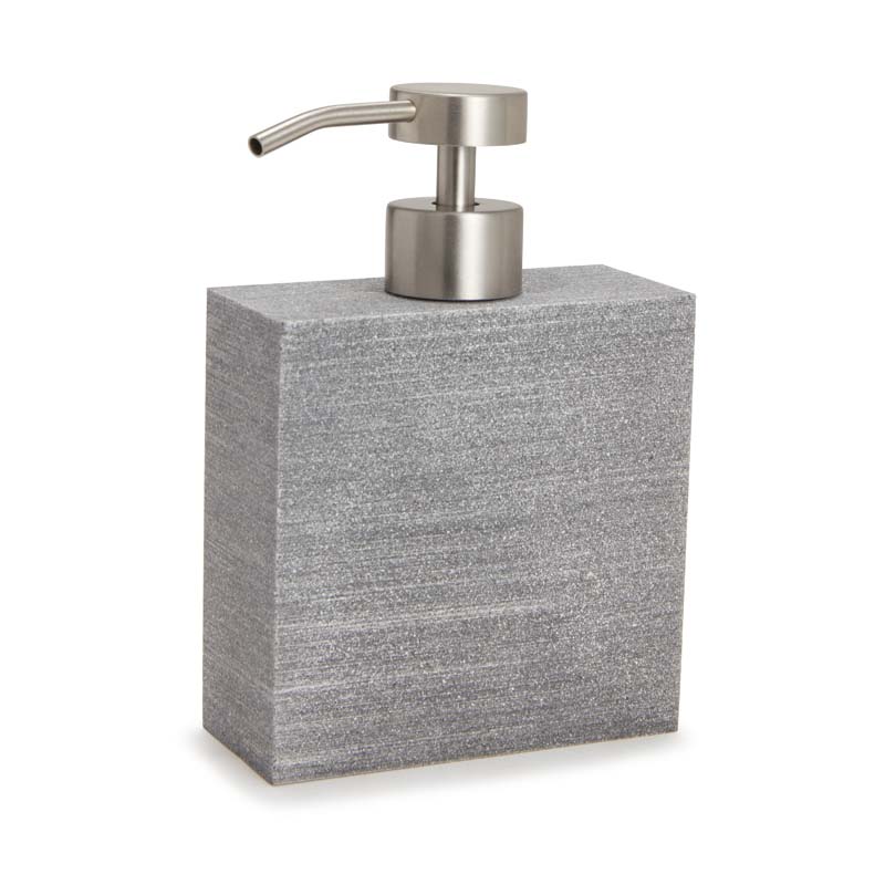 The Company Store Modern Soap Dispenser In Gray