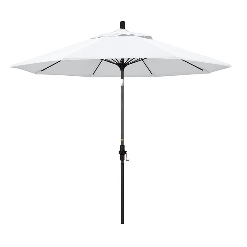 The Company Store Market Umbrella With Crank Lift In Ivory