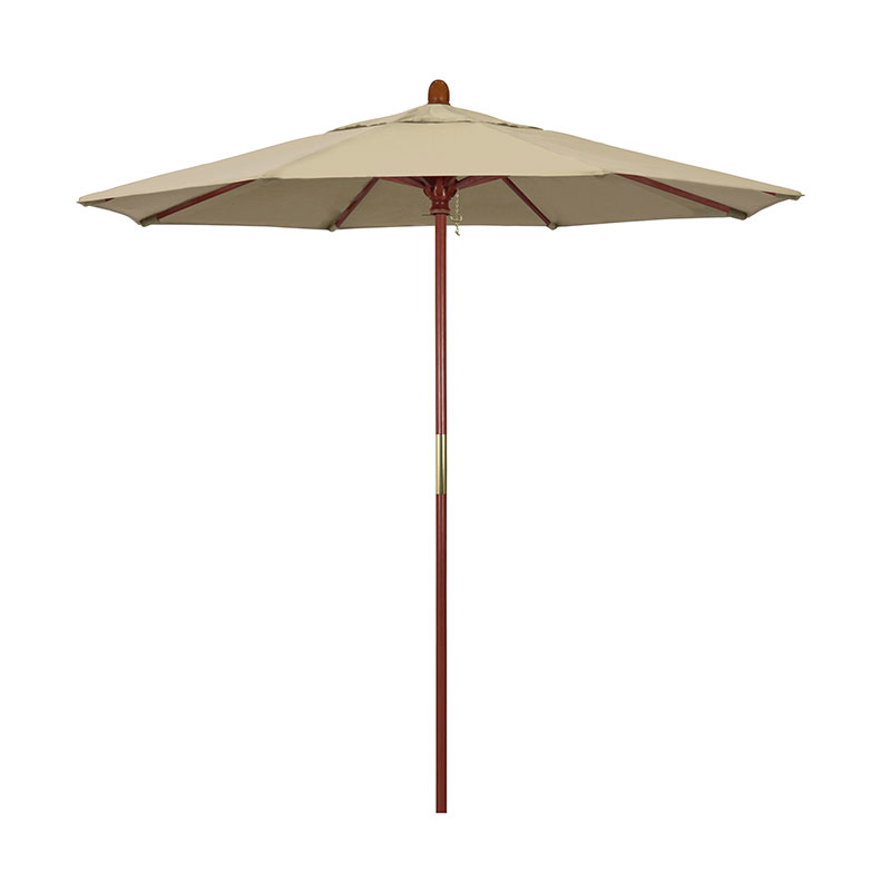 The Company Store Commercial Grade Umbrella With Hardwood Frame In Antique Beige