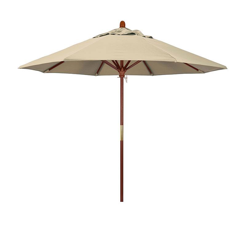 The Company Store Commercial Grade Umbrella With Hardwood Frame In Antique Beige