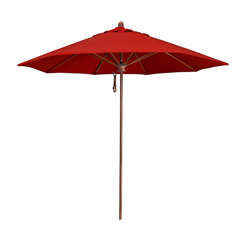The Company Store Pulley Lift Umbrella In Jockey Red