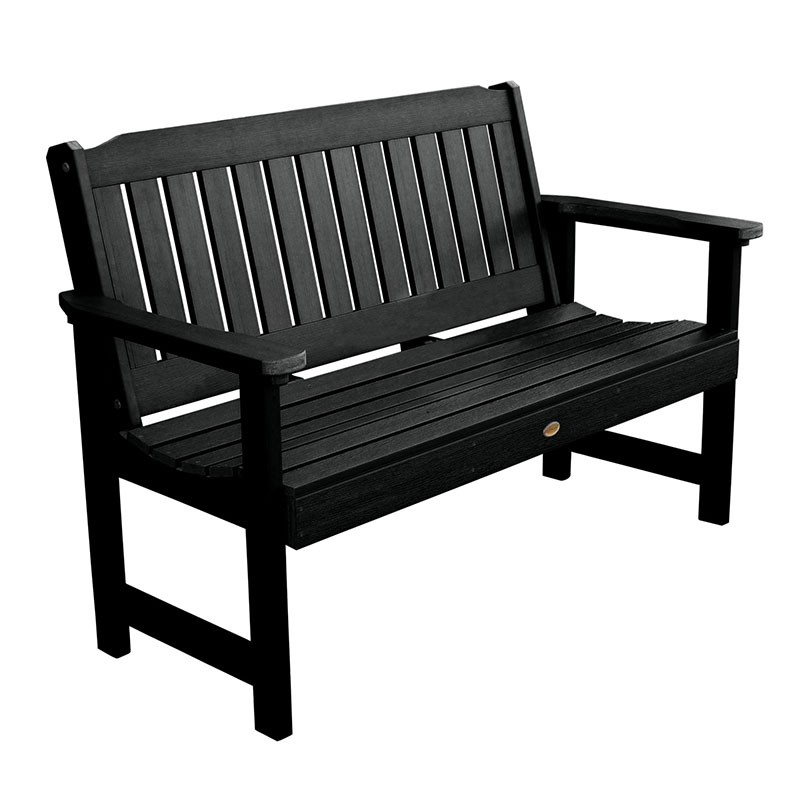 The Company Store Garden Bench In Black
