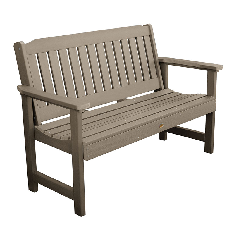 The Company Store Garden Bench In Brown