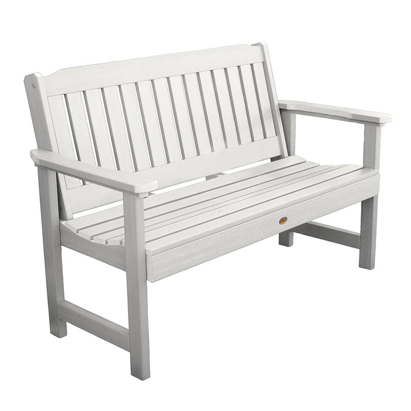 The Company Store Garden Bench In White