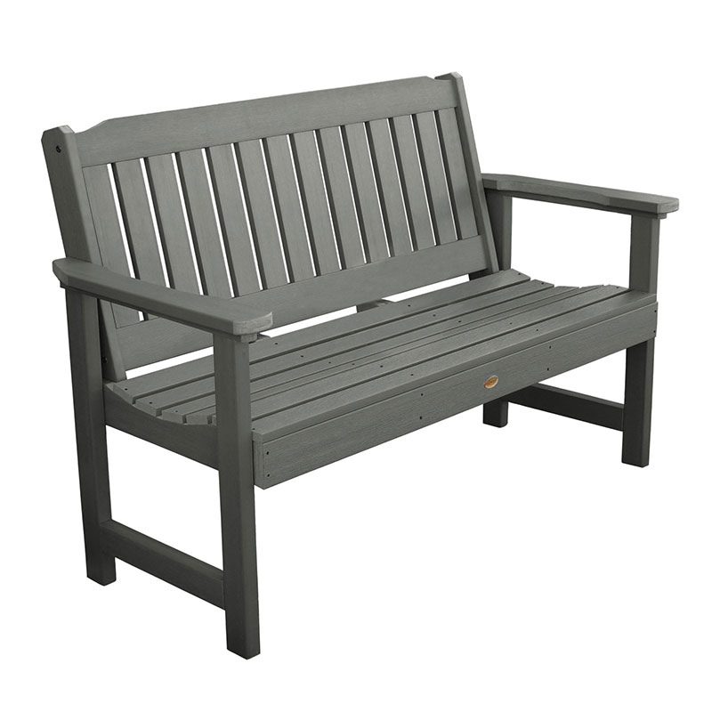 The Company Store Garden Bench In Gray